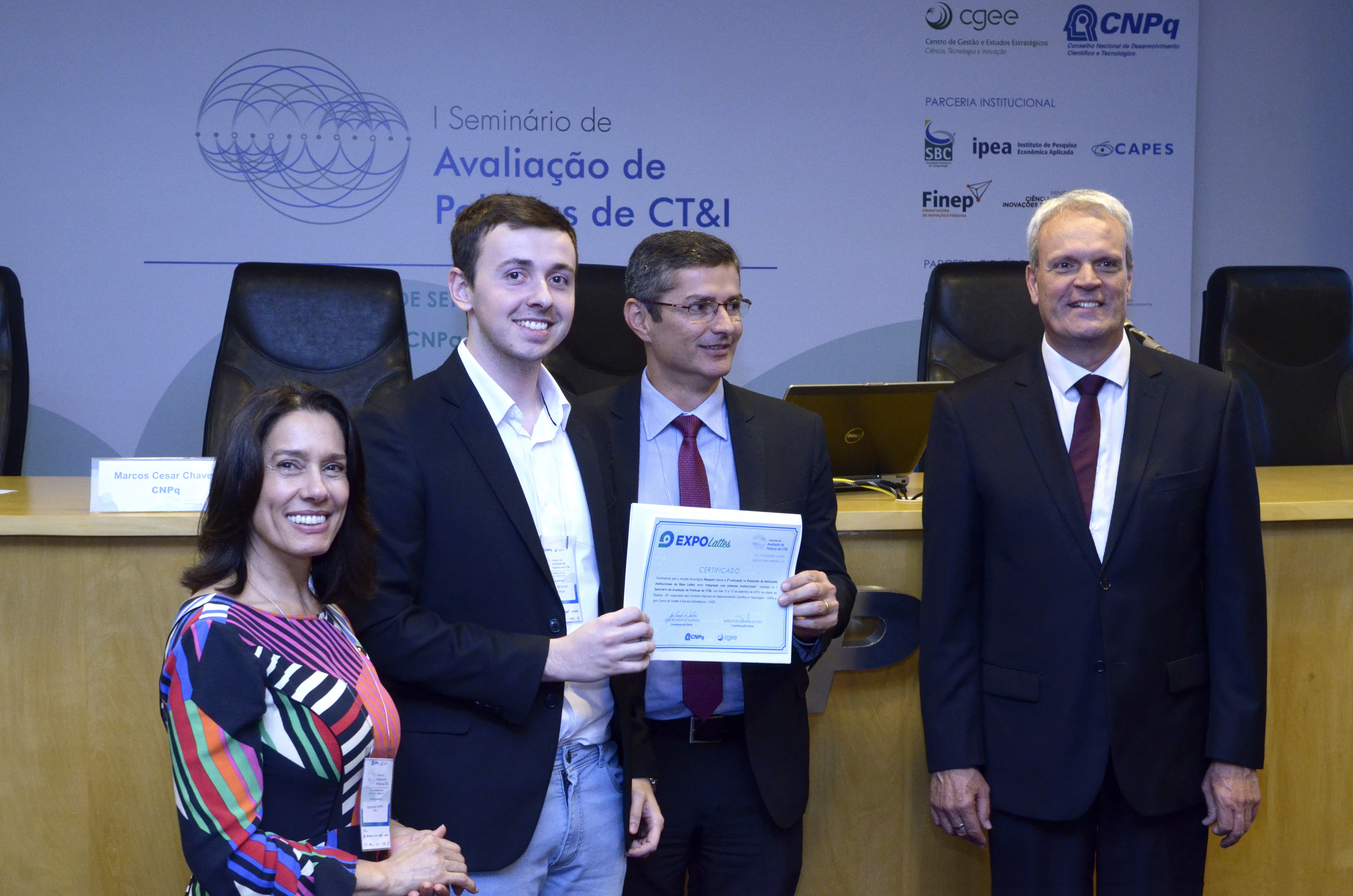 Premiação Expolattes Trabalho Ranquim